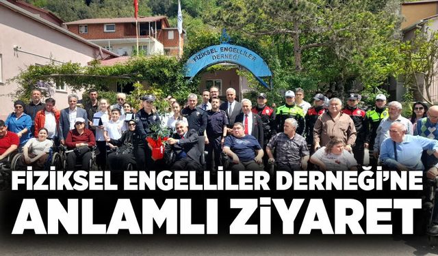 Fiziksel Engelliler Derneği’ne anlamlı ziyaret