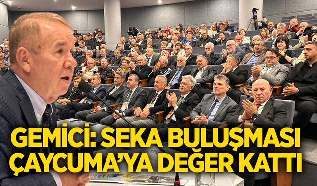 Gemici: SEKA buluşması Çaycuma’ya değer kattı