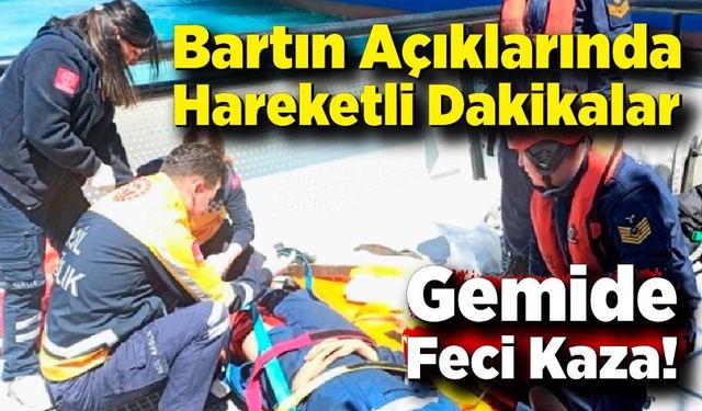 Yaralanan Gemi Personeli Kurtarıldı