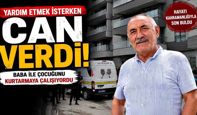 Baba ile çocuğunu kurmak istedi kendi canından oldu