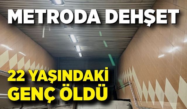 Metro İstasyonunda Feci Olay: Raylara Atlayan Genç Öldü
