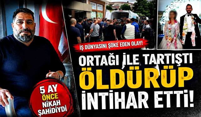 Nikah şahidi olduğu ortağı tarafından öldürüldü