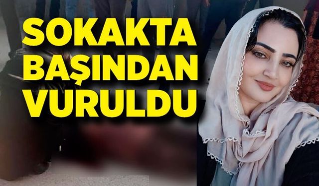 Eşi tarafından sokakta başından vuruldu