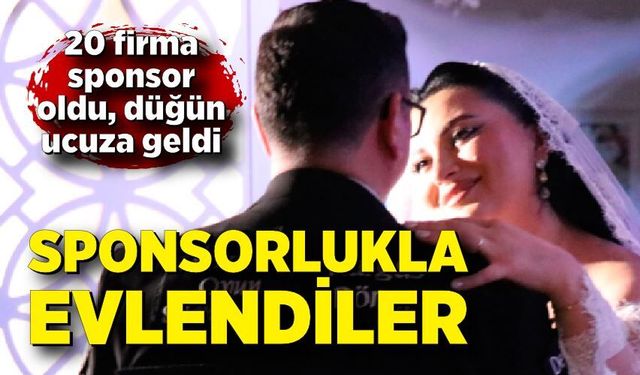 Sponsorlu Damatlıkla Düğün Masrafını Düşürdü