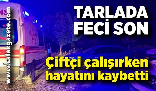 Tarlada Feci Son: Çiftçi Ölü Bulundu
