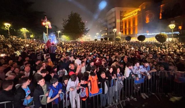 Trabzon'da Türkiye Kupası coşkusu