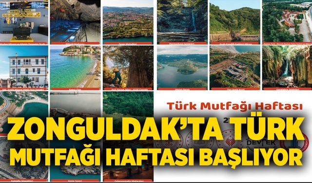 Zonguldak’ta Türk Mutfağı Haftası başlıyor