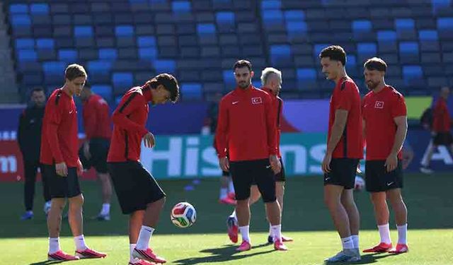 A Milli Futbol Takımı, ABD maçı hazırlıklarını tamamladı