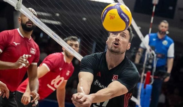 A Milli Erkek Voleybol Takımı, Kanada'yı mağlup etti