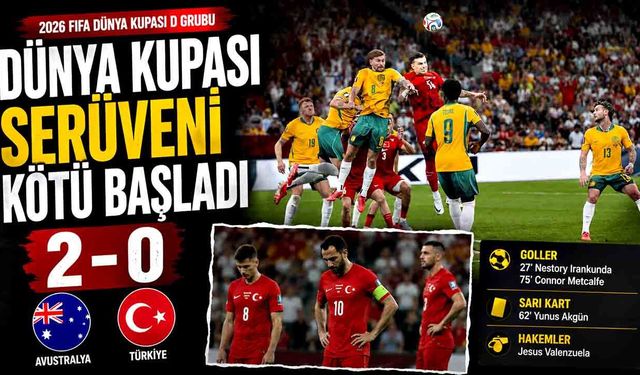 Milliler Dünya Kupası'na Mağlubiyetle Başladı! 2-0