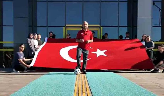 Bartın Üniversitesinden A Milli Takım'a destek videosu