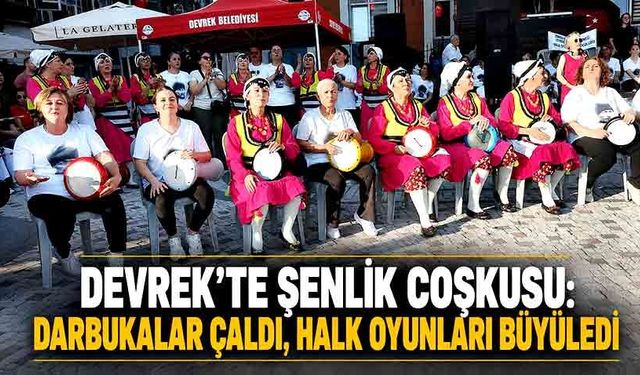 Devrek’te şenlik coşkusu: Darbukalar çaldı, halk oyunları büyüledi