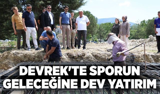 Devrek’te sporun geleceğine dev yatırım