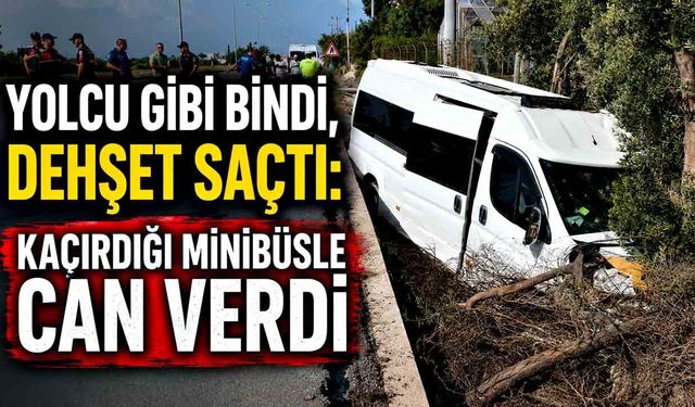 Şoföre saldırıp aracı kaçırdı, sonu ölüm oldu