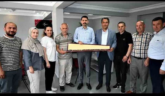 Kaymakam  Bıçakçı’dan DESO Başkanı Yüksel’e  iade-i ziyaret