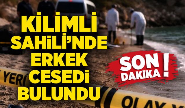 Kilimli sahilinde cansız erkek bedeni bulundu!