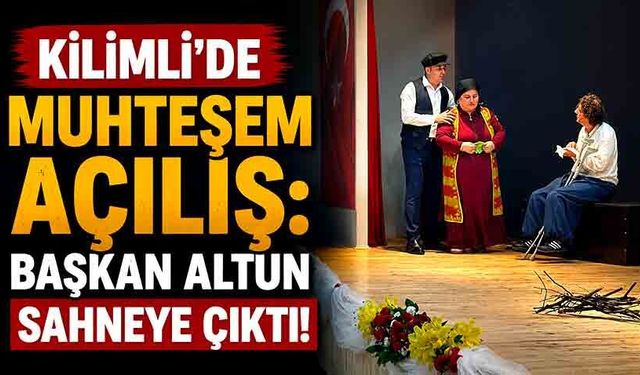 Kilimli’de Muhteşem Açılış: Başkan Altun Sahneye Çıktı!
