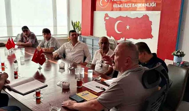 MHP Kilimli İlçe Olağan toplantısı yoğun katılımla gerçekleştirdi