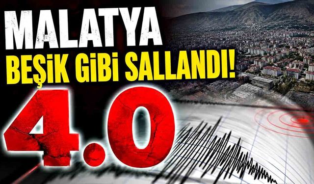 Yerin 8.6 Kilometre Altından Geldi! Malatya Sallandı