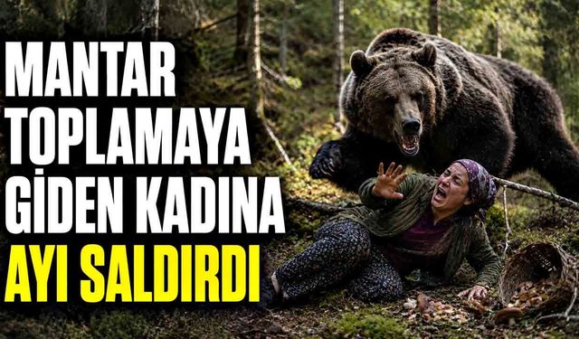 Mantar toplamaya giden kadın ayı saldırısında yaralandı
