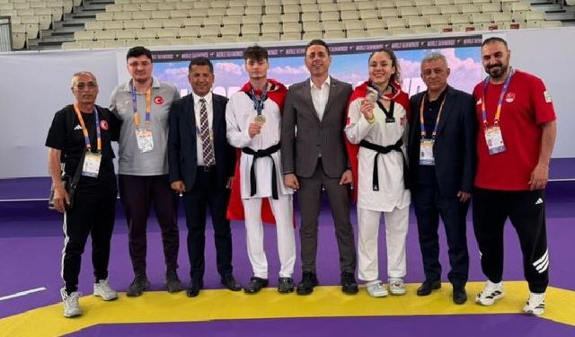 Milli taekwondoculardan 1 altın, bir bronz