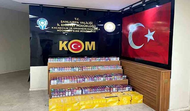 Sigara kaçakçılığı operasyonu: 1 tutuklama