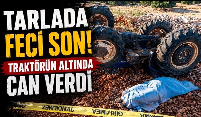 Traktörün altında kalan sürücü hayatını kaybetti