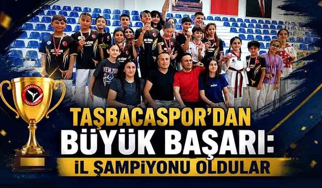 Taşbacaspor'dan büyük başarı: İl şampiyonu oldular