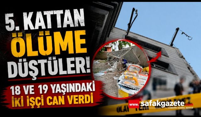 İnşaat asansörünün halatı koptu: 2 işçi hayatını kaybetti