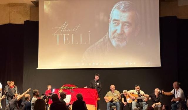 Şair Ahmet Telli için cenaze töreni düzenlendi