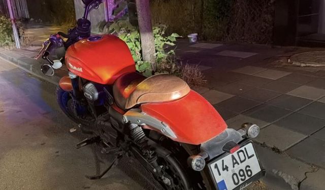 Bolu'da otomobille çarpışan motosikletli yaralandı