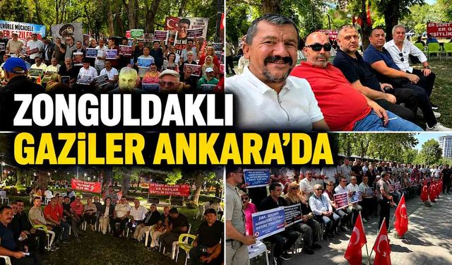 Zonguldaklı gaziler Ankara’da