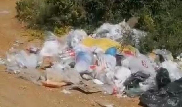 Balık tutmak için gittiği gölde çöp yığınıyla karşılaştı: Poşet poşet topladı