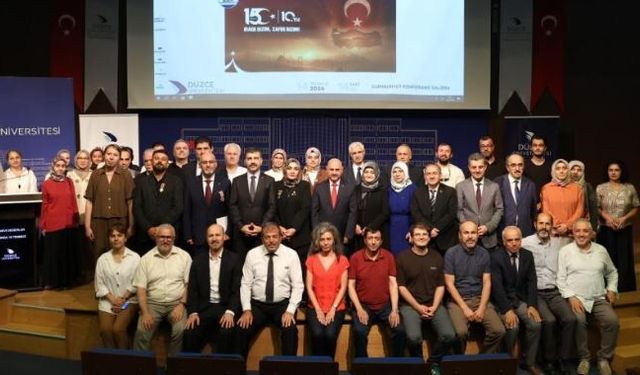 15 Temmuz Gazileri Düzce Üniversitesinde
