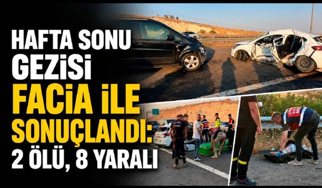 Hafta sonu gezisi facia ile sonuçlandı: 2 ölü, 8 yaralı