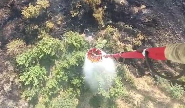 Karabük'te çıkan anız yangını söndürüldü