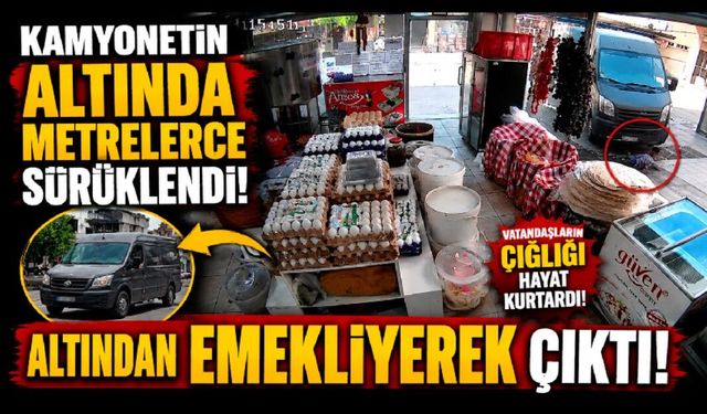 4 Yaşındaki Çocuk Kamyonetin Altında Kaldı! Mucize Kurtuluş Kamerada