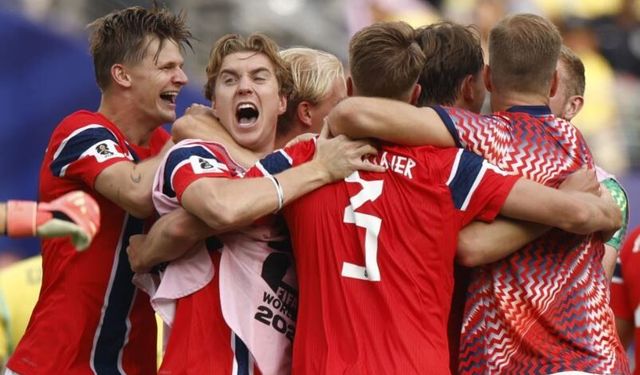 Haaland Brezilya'yı yıktı, Norveç çeyrek finalde