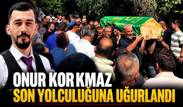 Kazada ölen genç, Zonguldak'ta son yolculuğuna uğurlandı