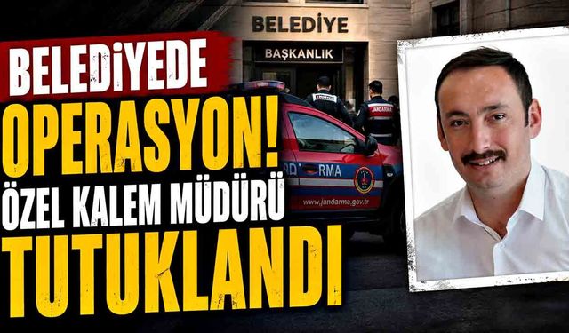 Bolu Belediyesi’ne ‘zimmet’ operasyonu: Özel Kalem Müdürü tutuklandı