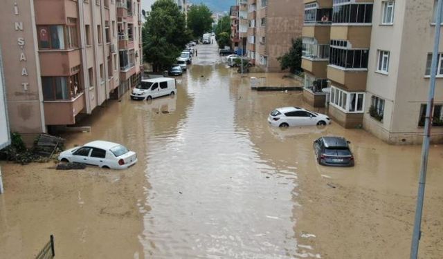 Selin vurduğu ilçe havadan görüntülendi