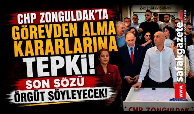 CHP Zonguldak'ta Görevden Alma Kararlarına Tepki: Devrim Dural'dan Sert Açıklamalar