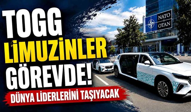 NATO Zirvesi'nde ulaşım TOGG limuzinlere emanet