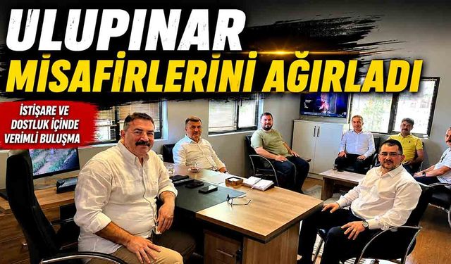 Özcan Ulupınar misafirlerini ağırladı