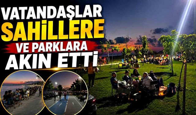 Zonguldak'ta Sıcak Geceler: Vatandaşlar Sahillere ve Parklara akın Etti