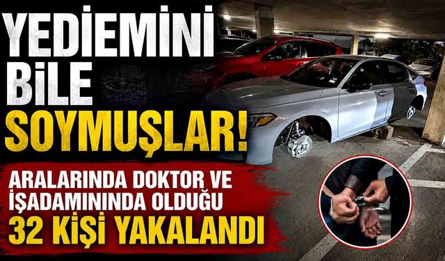 Yediemini bile soymuşlar
