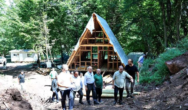 19 yeni bungalov ev yapılıyor