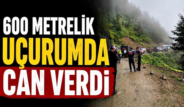 600 Metrelik Uçurumda Kahreden Son! Kayıp Vatandaş Ölü Bulundu