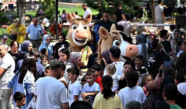 Akpınar'da şenlik coşkusu; Çocuklar doyasıya eğlendi