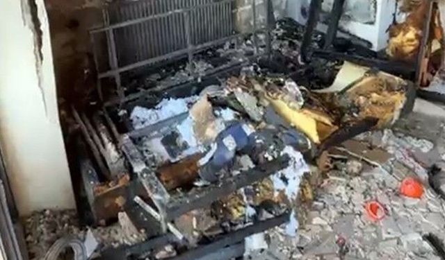 Karabük'te apartman dairesinde yangın